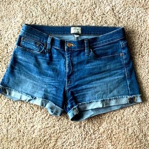 EUC J crew denim shorts